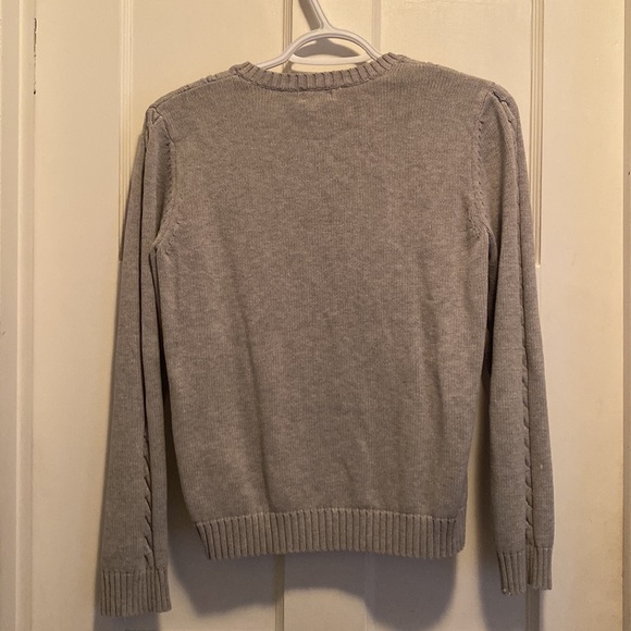 Izod V-neck cable sweater - Picture 2 of 9